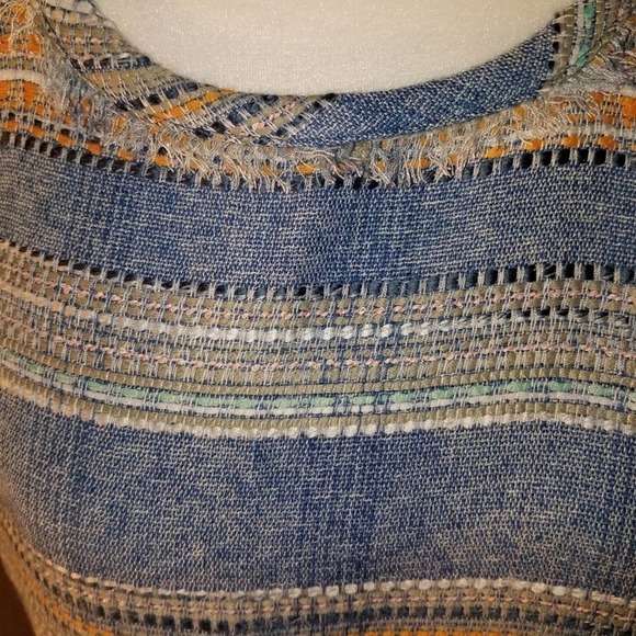 Anthropologie Akemi Kin Blue Tweed Shift Dress Size 6 NWT - Picture 4 of 8